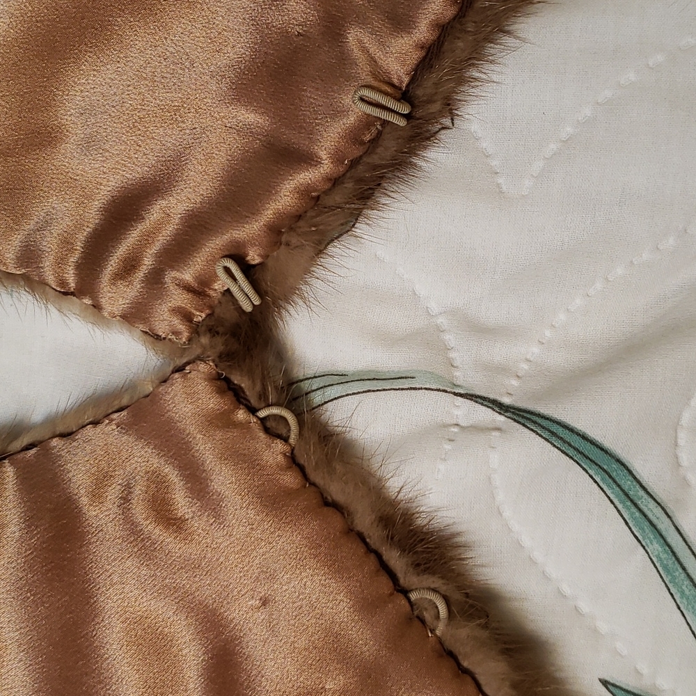 Vintage, handmade fur collar - Picture 5 of 9